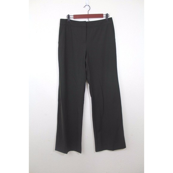 Lafayette 148 Womens 6 Black Lightweight Wool Trouser Pants Stretch Career‎ - Picture 1 of 8